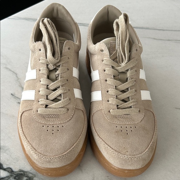 Gola Grand Slam Tan and White Sneakers - Picture 5 of 9